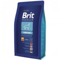 Корм для собак Brit Premium Lamb&Rice