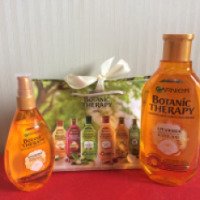 Шампунь Garnier Botanic Therapy Аргановое масло и экстракт камелии и масло для гладкости и сияния