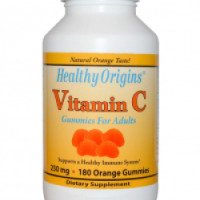 Витамин C Healthy Origins жевательные дольки для взрослых