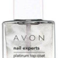 Декоративное покрытие для ногтей Avon Nail Experts Platinum Top Coat