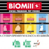 Экологически чистый сухой корм для кошек Biomill суперпремиум класса
