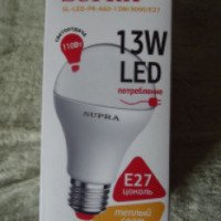 Светодиодная лампа Supra SL-LED-PR-A60-13W/3000/E27