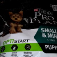 Сухой корм для щенков мелких пород Purina Pro Plan small&Mini puppy Optistart