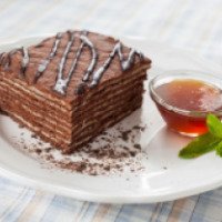 Торт ВкусВилл "Медовик" шоколадный