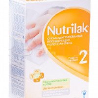 Сухая адаптированная молочная смесь Nutrilak 2 последующая