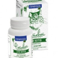 Витамины для кошек Природа "Фитокомплекс для шерсти + профилактика мочекаменной болезни"