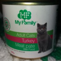 Консервированный корм для кошек My Family