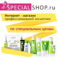 Specialshop.ru - интернет-магазин профессиональной косметики