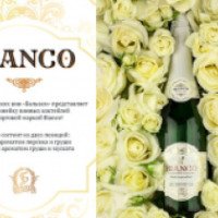 Шампанское белое полусладкое Bianco "Персик и груша"