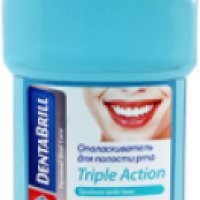 Ополаскиватель для полости рта DentaBrill Triple Action тройное действие