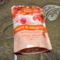 Крем-мыло Fresh Juice "Персик и Магнолия" с персиковым маслом