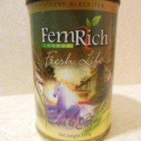 Черный чай Femrich "Fresh Life" с бергамотом