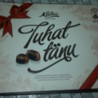 Шоколадные конфеты Kalev "Tuhat tanu" со вкусом рома