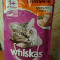 Корм для кошек Whiskas "Мясной паштет с телятиной"
