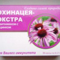 БАД Фармакор Продакшн "Эхинацея-Экстра" с витамином С и цинком