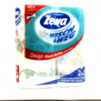Бумажные кухонные полотенца Zewa Дизайн