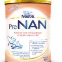Сухая молочная смесь Nestle Pre NAN для недоношенных и маловесных детей с рождения