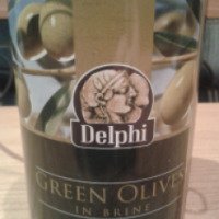 Оливки зеленые Delphi с косточкой