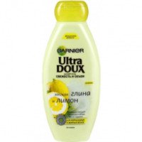 Шампунь Garnier Ultra Doux "Мягкая глина и лимон"