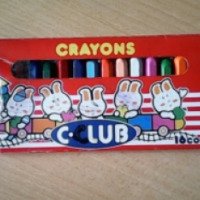 Мелки пастельные Crayons на масляной основе 16 цветов