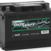 Автомобильный аккумулятор GigaWatt G62R