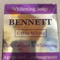 Отбеливающее мыло для лица Bennet Extra White