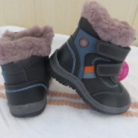 Кожаные детские зимние ботинки Y Top