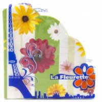 Салфетки бумажные декоративные трехслойные Manufacture PAW La Fleurette