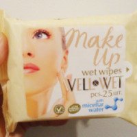 Влажные салфетки для снятия макияжа "Well &Wett"