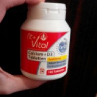 Витамины Fit + Vital Calcium+D3