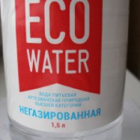 Вода питьевая высшей категории Eco Water