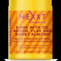 Маска для волос Nexxt с маслом арганы, льна и сладкого миндаля