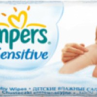 Детские влажные салфетки Pampers Sensitive