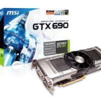 Видеокарта Nvidia GeForce MSI GTX 690