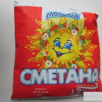 Сметана Молокия 12%