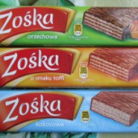 Вафли шоколадные Zoska