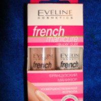 Набор лаков для ногтей Eveline Cosmetics Super Duet "Французский маникюр"