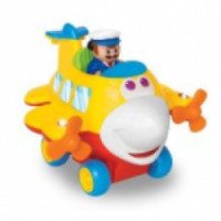 Развивающая игрушка Kiddieland на колесах Веселый самолетик