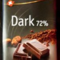 Шоколад Swiss Экстра темный 72% какао
