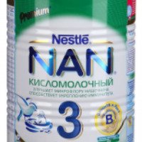 Сухой быстрорастворимый молочный напиток Nestle "NAN кисломолочный 3" для детей старше 12 месяцев