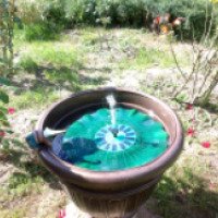 Садовый плавающий фонтан Solbat "Лотус" от солнечной батареи