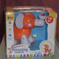 Игрушка музыкальная Слоненок Amazing animals от Longxiang toys