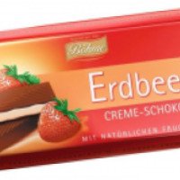 Темный шоколад Bohme Erdbeer c кремово-клубничной начинкой