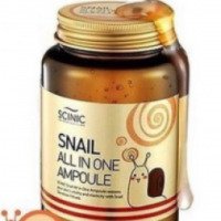 Сыворотка для лица Scinic Snail All in One Ampoule с экстрактом слизи улитки 50%