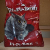 Наполнитель для кошачьего туалета Pi Pi Bent комкующийся классик