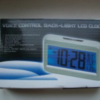 Электронные часы Voice control back-light LCD clock