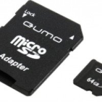 Карта памяти Qumo MicroCDXC 64 Gb Class 6