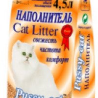Наполнитель для кошачьего туалета Pussy-cat Cat Litter "Минеральный"