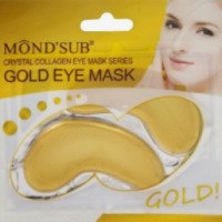 Коллагеновая маска для кожи вокруг глаз с биозолотом Mond Sub
