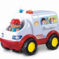 Машинка игрушка детская Huile Toys "Скорая помощь"